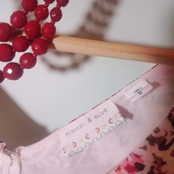 Urban Outfitters Rose Floral Dress Fit and Flare - Picture 8 of 8